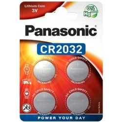 PANASONIC Lithium CR2032 4ks 27ACR2032PB4