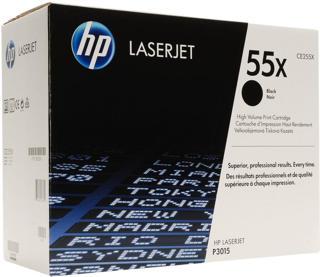 HP 55X originální tonerová kazeta černá CE255X