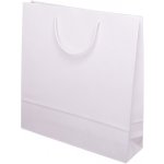Papírové barevné tašky 300x100x400mm bílá – Zboží Mobilmania