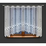 Dekorační žakárová záclona s řasící páskou LINETTE 140 bílá 300x140 cm MyBestHome – Zboží Mobilmania