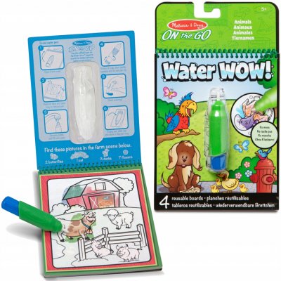 Vodní Omalovánka Water Wow! Zvířata Melissa & Doug Kreativní malování – Zboží Mobilmania