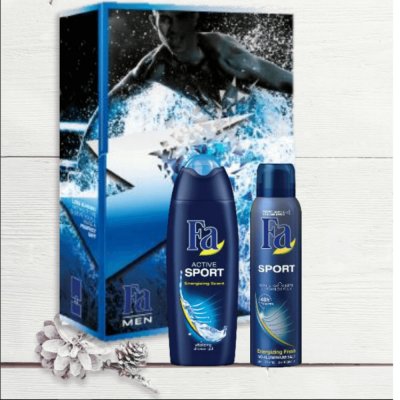 Fa Men Sport sprchový gel 250 ml + deospray 150 ml dárková sada