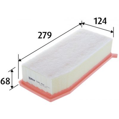 Vzduchový filtr VALEO 585414 – Hledejceny.cz