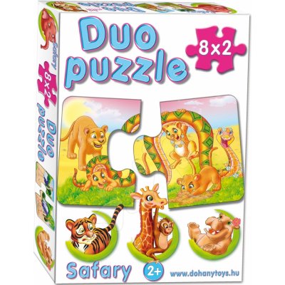 Dohány 638-3 baby 2-obrázkové Duo Safari 16 dílků