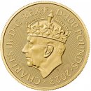  The Royal Mint zlatá mince 100 Pounds Britannia King Charles III 1 oz