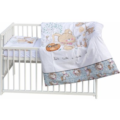 Scarlett postýlka s kompletní výbavou 120 x 60 cm Subra – Zboží Mobilmania