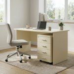 Rauman Sestava kancelářského nábytku SimpleOffice 1, 140 cm, bříza – Hledejceny.cz