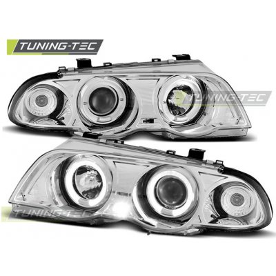 Tuning-Tec Přední čirá světla BMW 3 E46 (1997 - 2001) - chromované - Angel Eyes – Hledejceny.cz