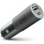 Adapter CL 3mk Hyper Car 100W, 1x USB + 1x USB-C (PD) – Zboží Živě