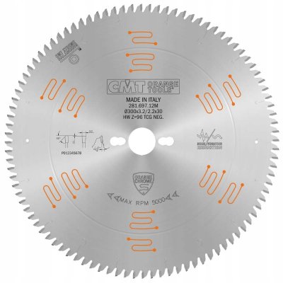 CMT Pila na desku / MDF 300x30x96Z / -3° Negativ – Zboží Mobilmania