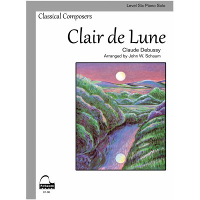 Clair de Lune Schaum Level Six Piano Solo pro klavír 997568