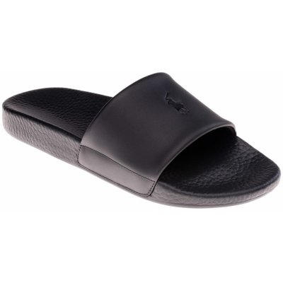 Polo Ralph Lauren Pánské Pantofle LEATHER EVA POLO SLIDE SN SLI 809862552001 Černá – Zboží Mobilmania