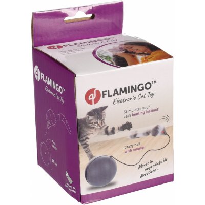 Flamingo elektronická myš s míčem 68x8x8 cm – Zbozi.Blesk.cz