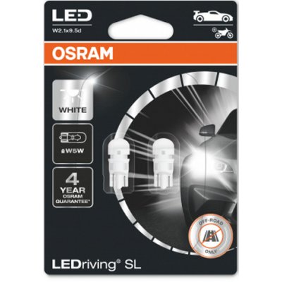 Osram LED 2880CW 6000K W5W W2,1x9,5d 12V 1W – Hledejceny.cz