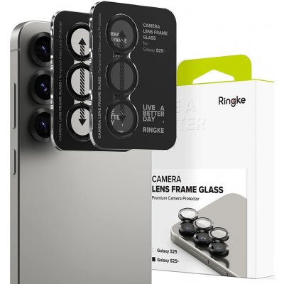 RINGKE 101325 R Camera Frame Protector 2X sklo pro fotoaparát Samsung Galaxy S25 Plus 5G BLACK – Zboží Mobilmania