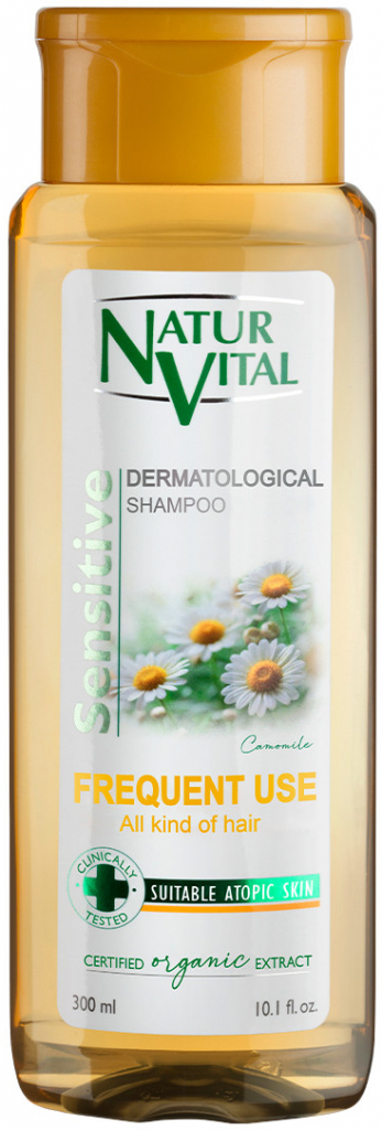 Natur Vital Dermatologický šampon s heřmánkem 300 ml