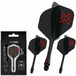 Winmau Fusion Blade X černé integrované No2 a dlouhé násadky – Zboží Dáma
