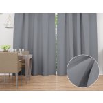 Biante Dekorační závěs Rongo RG-068 Šedý 140x250 cm – Hledejceny.cz
