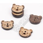 Knoflík Drops Tygr (kokosový) no. 801 – Zboží Dáma