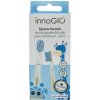 Náhradní hlavice pro elektrický zubní kartáček InnoGIO GIOGiraffe Blue 2 ks