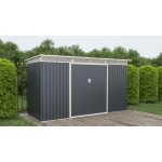 G21 Zahradní domek GRAH 483 - 340 x 142 cm antracitový – Zboží Dáma