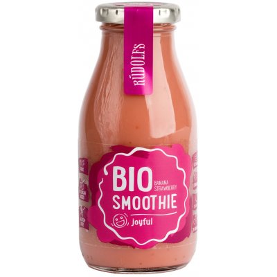 Rudolfs Smoothie jahoda banán BIO 260 ml – Zboží Dáma