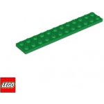 LEGO® 2445 Podložka 2x12 Zelená – Zboží Mobilmania