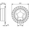 Brzdový kotouč Brzdový kotouč BOSCH 0 986 479 A61