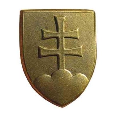 Odznak SLOVENSKO čepicový mosazný – Zboží Mobilmania