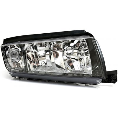 Škoda Fabia-Přední světlo H7+H3 DPA černé pravé 6Y1941016P DPA – Zboží Mobilmania