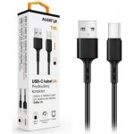 Aligator DKAC82BK USB-C s prodlouženým konektorem, 2A, 1m – Zboží Mobilmania