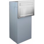 Parcel box (schránka na balíky) - pro zazdění s čelní deskou a poštovní schránkou, nastavitelná hloubka - RAL 7016 MAT. - ANTRACIT – Hledejceny.cz