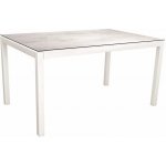 Stern Jídelní stůl Classic, obdélníkový 130x80x73 cm, profil nohou čtvercový, rám hliník, deska HPL Silverstar 2.0 dekor – Zboží Mobilmania