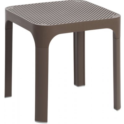 Nardi plastový zahradní stolek Net 40 x 40 cm Hnědý – Hledejceny.cz