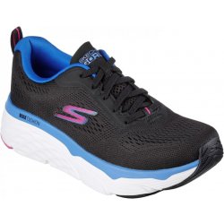 ! ! Skechers Max Cushioning Elite Low-Top Trainers Womens Black/ Blue