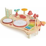 Tender Leaf Toys hudobný stôl Musical Table s bubnami xylofónom píšťalkou TL8655 – Sleviste.cz