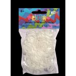 RAINBOW LOOM Original gumičky 300 kusov biela metalíza – Zboží Dáma
