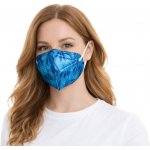 Balerina Czech Zdravotnický nano respirátor FFP2 PFHM731 Blue leaves – Zboží Dáma