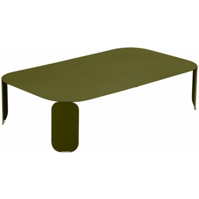 Fermob Bebop I. 120 x 70 cm - odstín pesto kovový zahradní konferenční stolek Zelený – Hledejceny.cz