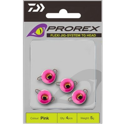 Daiwa Zátěž Prorex Flexi Jig-System TG Head Fluo Pink 8g