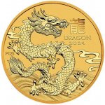 The Perth mint zlatá mince Lunární Série III Rok Draka 2024 1/4 oz – Hledejceny.cz
