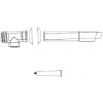 Almeva Univerzální sestava fasádního odkouření 60/100 mm - 1 m PPH-PPH SetKR5 – Zboží Mobilmania