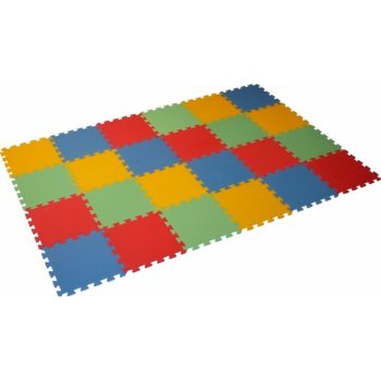 Malý Génius 200385 Pěnový koberec MAXI 24 mix 4 barev 8mm