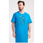 Outdoor pánská noční košile kr.rukáv modrá – Zboží Mobilmania