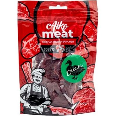 Cobbys Pet Aiko Meat měkké kachní kroužky 100 g – Zboží Mobilmania