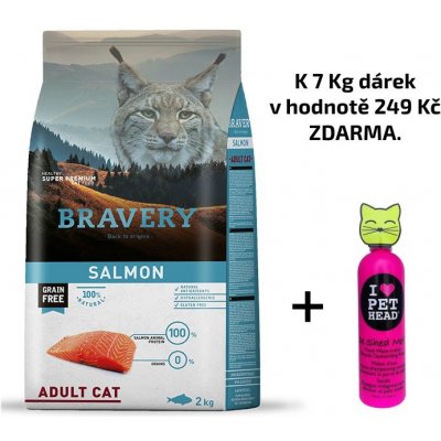 Bravery Cat Adult salmon 7 kg – Hledejceny.cz