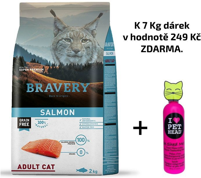 Bravery Cat Adult salmon 7 kg