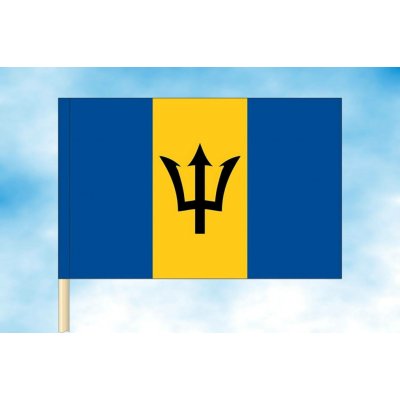 LIBEA, s.r.o. Vlajka Barbadosu Rozměr: 150×225 cm, Uchycení: Návlek na žerď – Hledejceny.cz