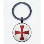 Přívěsek na klíče kříž templářů 7 st – Hledejceny.cz