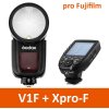 Blesk k fotoaparátům Godox V1F + Xpro-F pro Fujifilm